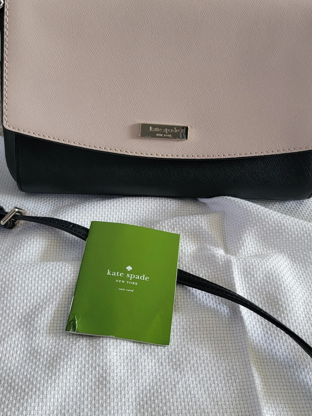 Kate Spade Two-Tone Pink and Black Crossbody Bag